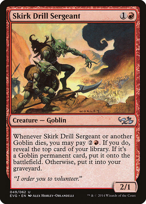 Skirk Drill Sergeant - Duel Decks Anthology: Elves vs. Goblins