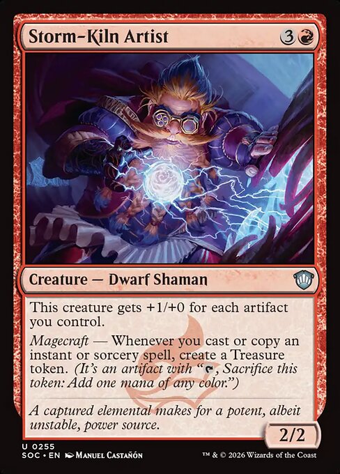 Storm-Kiln Artist - Secrets of Strixhaven Commander