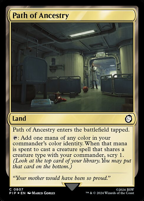 Path of Ancestry - Fallout - Surge Foil