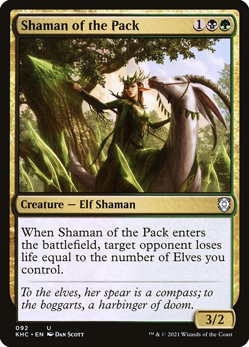 Shaman of the Pack - Kaldheim Commander