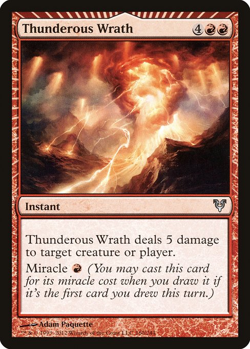 Thunderous Wrath - Avacyn Restored