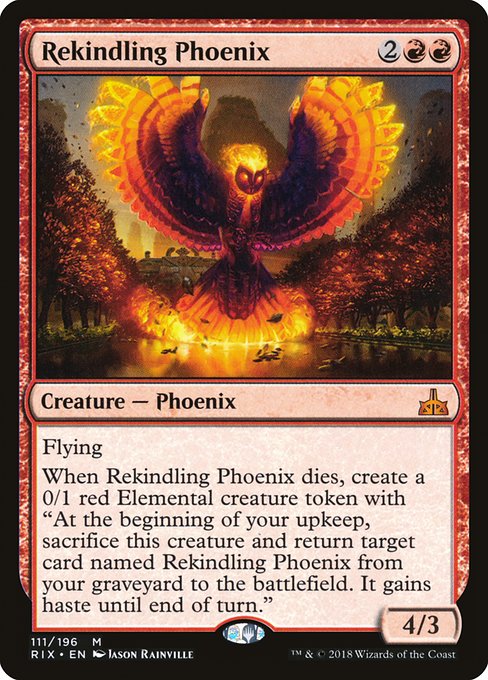 Rekindling Phoenix - Rivals of Ixalan