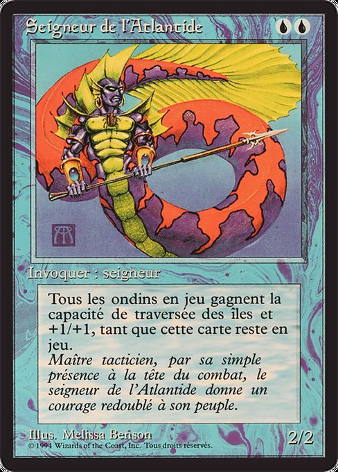 Seigneur de l'Atlantide (Lord of Atlantis) - Foreign Black Border