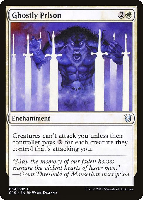 Ghostly Prison - Commander 2019