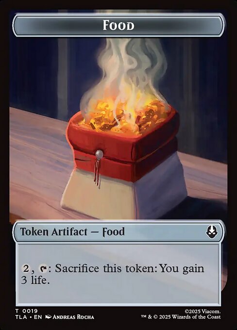 Food - Avatar: The Last Airbender Tokens