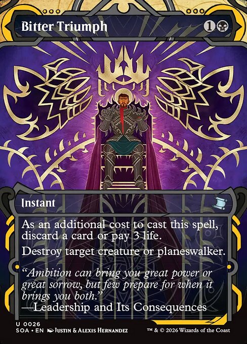 Bitter Triumph - Secrets of Strixhaven Mystical Archive - Showcase