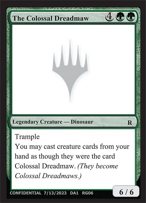 The Colossal Dreadmaw - Unknown Event
