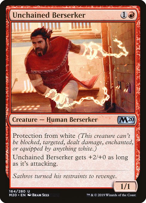 Unchained Berserker - Core Set 2020