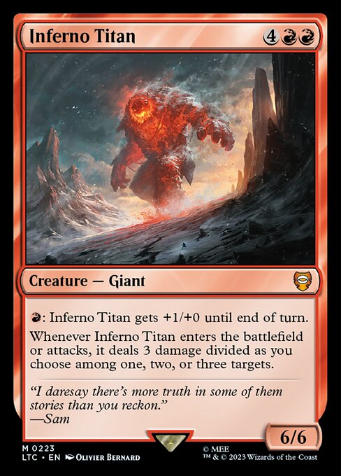 Inferno Titan - Tales of Middle-earth Commander