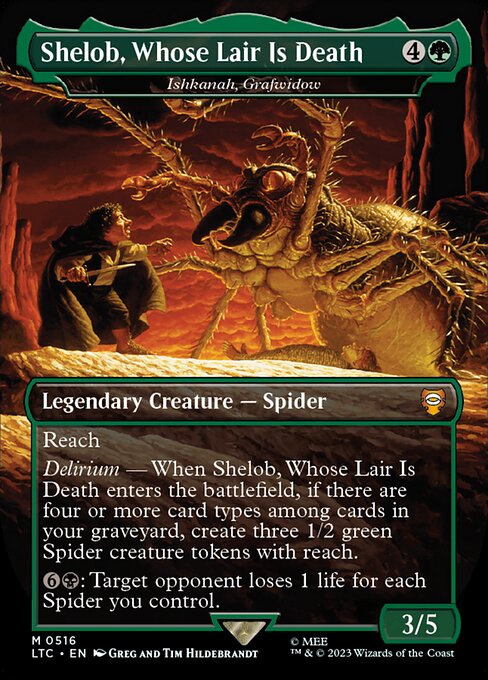 Shelob, Whose Lair Is Death (Ishkanah, Grafwidow) - Tales of Middle-earth Commander