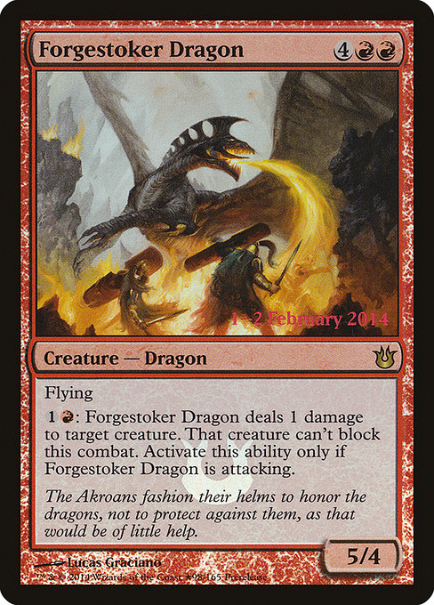 Forgestoker Dragon - Born of the Gods Promos - Promo Foil