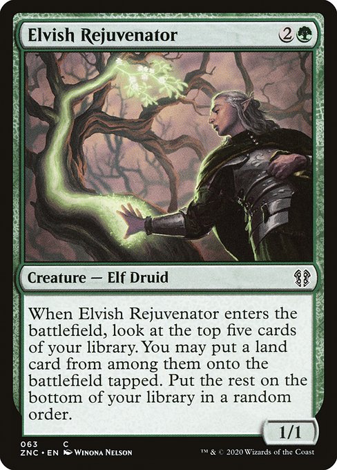 Elvish Rejuvenator - Zendikar Rising Commander