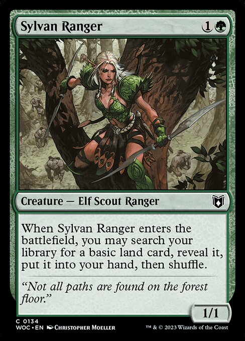 Sylvan Ranger - Wilds of Eldraine Commander