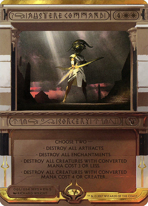 Austere Command - Amonkhet Invocations - Promo Foil