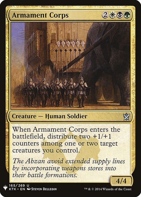 Armament Corps - The List