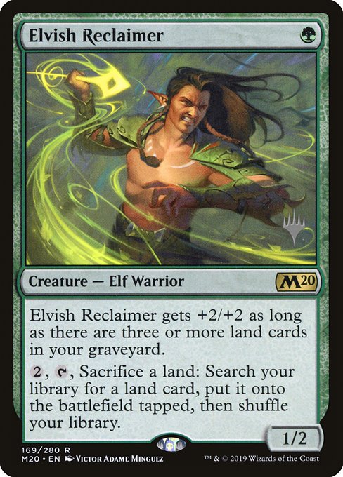 Elvish Reclaimer - Core Set 2020 Promos