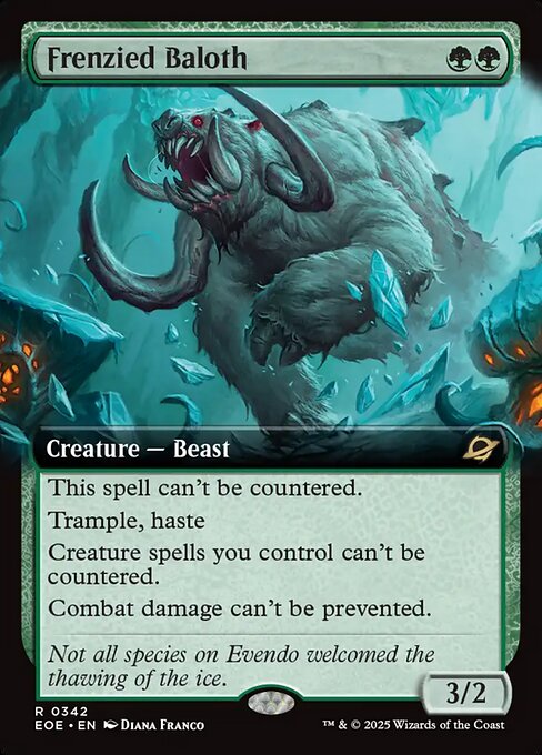 Frenzied Baloth - Edge of Eternities - Extended Art