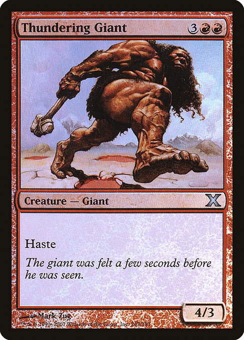 Thundering Giant - Tenth Edition - Promo Foil