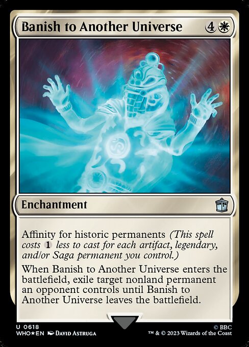 Banish to Another Universe - Doctor Who - Surge Foil