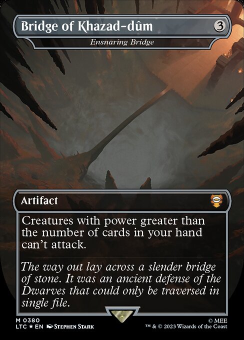 Bridge of Khazad-dûm (Ensnaring Bridge) - Tales of Middle-earth Commander - Surge Foil