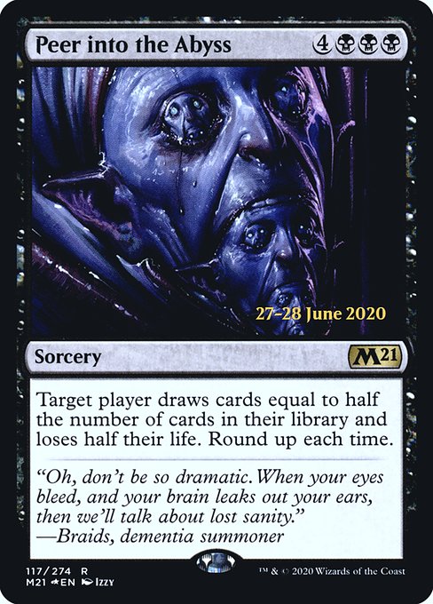 Peer into the Abyss - Core Set 2021 Promos - Promo Foil