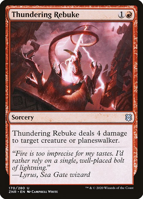 Thundering Rebuke - Zendikar Rising