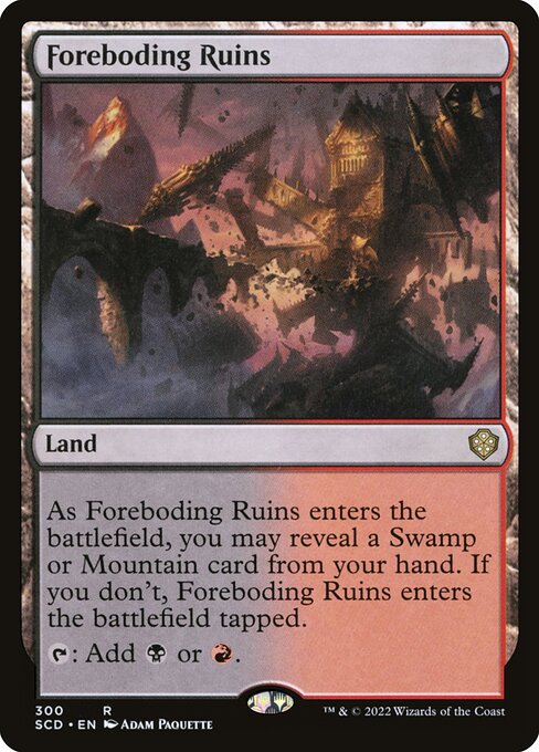 Foreboding Ruins - Starter Commander Decks