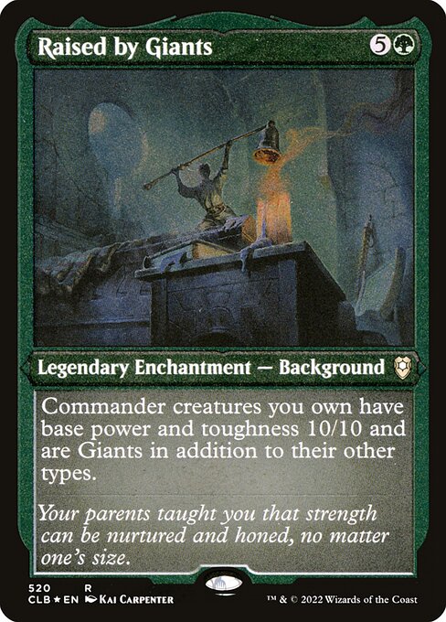 Raised by Giants - Commander Legends: Battle for Baldur's Gate - Etched Foil