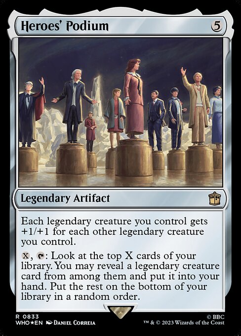 Heroes' Podium - Doctor Who - Surge Foil