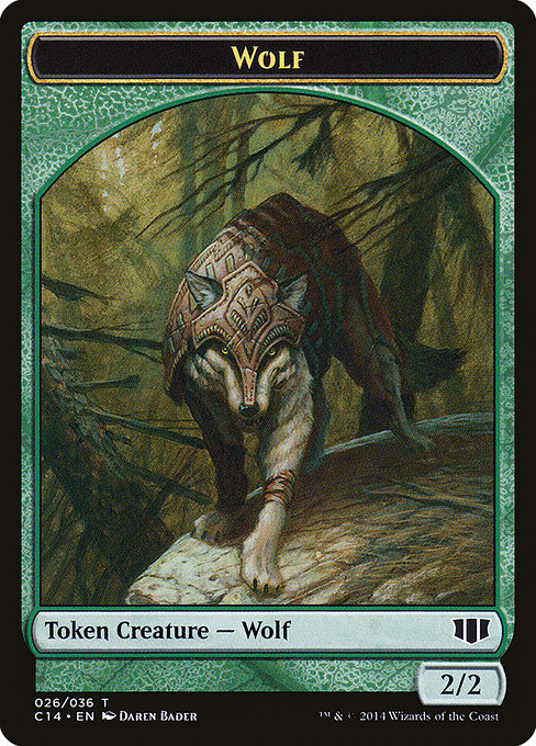 Wolf - Commander 2014 Tokens