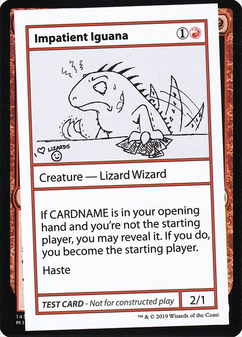 Impatient Iguana - Mystery Booster Playtest Cards 2021