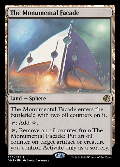 The Monumental Facade - Phyrexia: All Will Be One Promos
