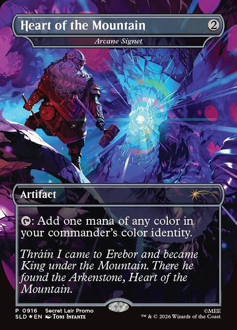 Heart of the Mountain (Arcane Signet) - Secret Lair Drop