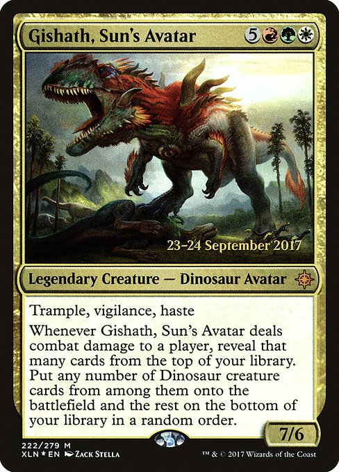 Gishath, Sun's Avatar - Ixalan Promos