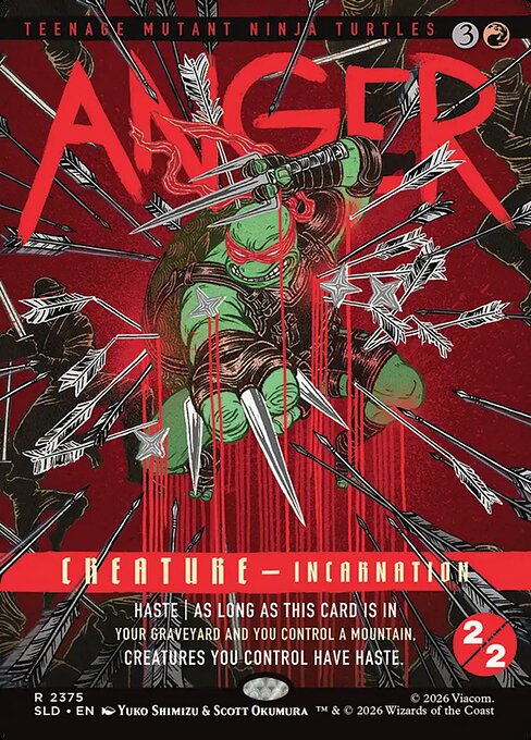 Anger - Secret Lair Drop - Borderless