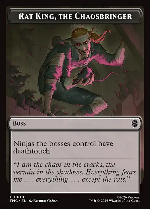 Rat King, the Chaosbringer - Teenage Mutant Ninja Turtles Eternal Tokens