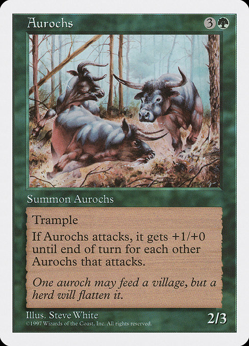 Aurochs - Fifth Edition