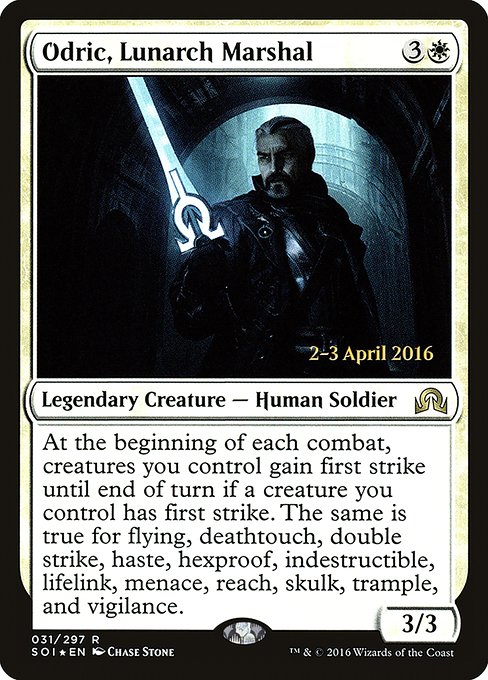 Odric, Lunarch Marshal - Shadows over Innistrad Promos