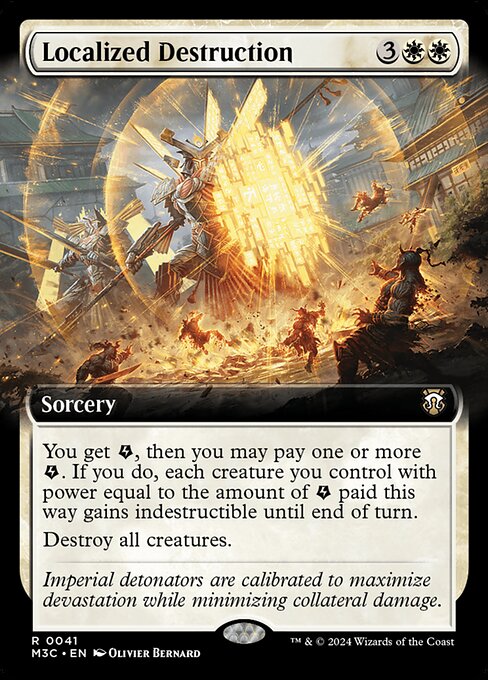Localized Destruction - Modern Horizons 3 Commander - Extended Art