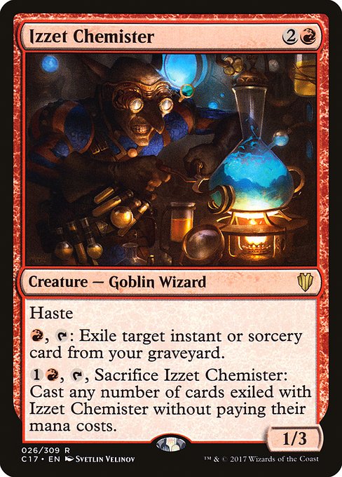Izzet Chemister - Commander 2017