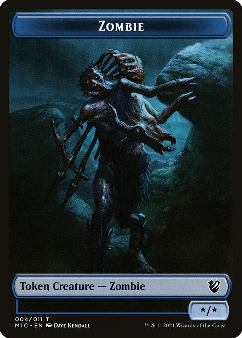 Zombie - Midnight Hunt Commander Tokens