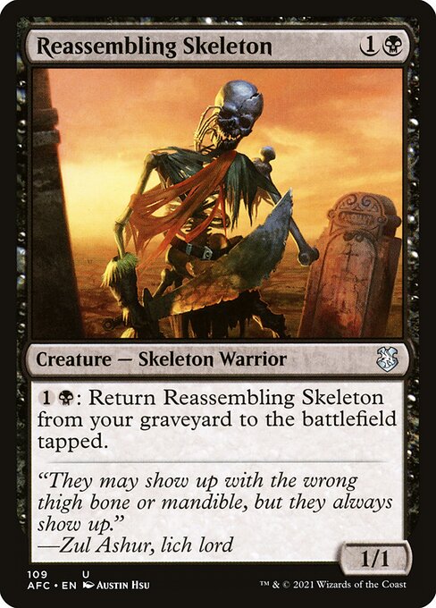 Reassembling Skeleton - Forgotten Realms Commander