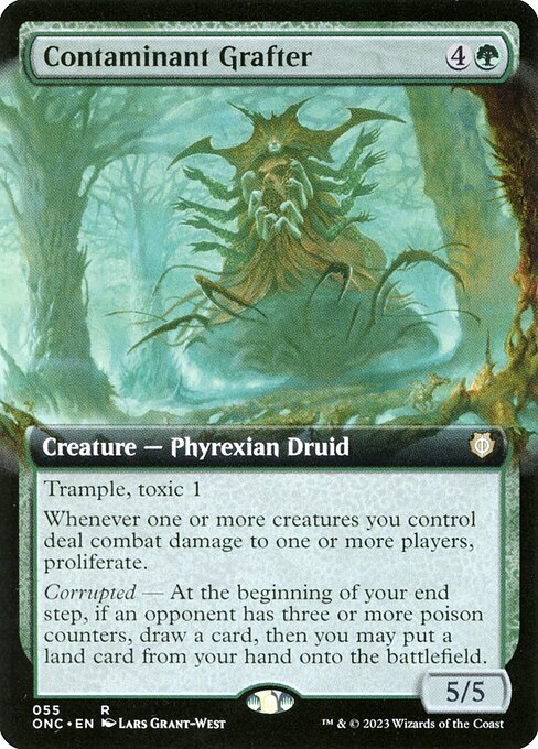 Contaminant Grafter - Phyrexia: All Will Be One Commander - Extended Art