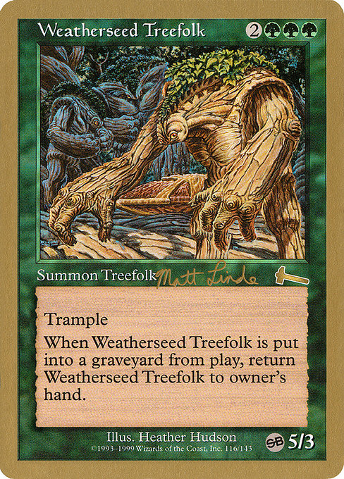 Weatherseed Treefolk - World Championship Decks 1999