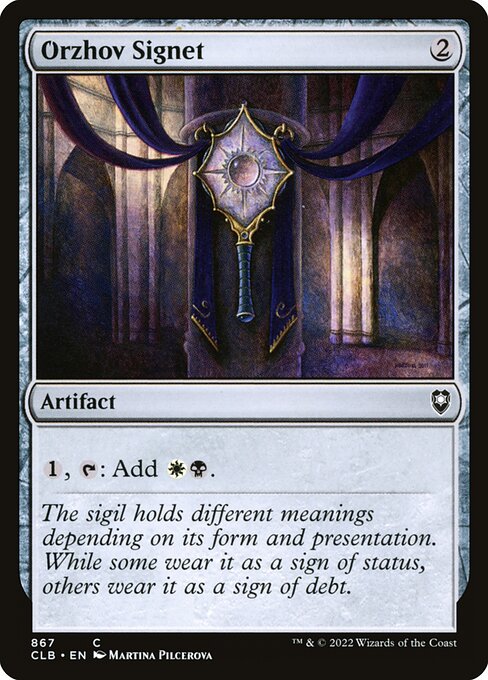 Orzhov Signet - Commander Legends: Battle for Baldur's Gate