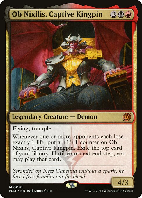 Ob Nixilis, Captive Kingpin - March of the Machine: The Aftermath