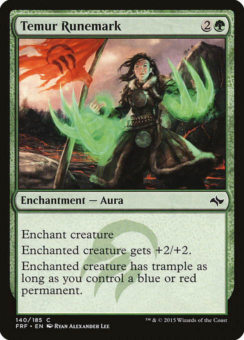 Temur Runemark - Fate Reforged