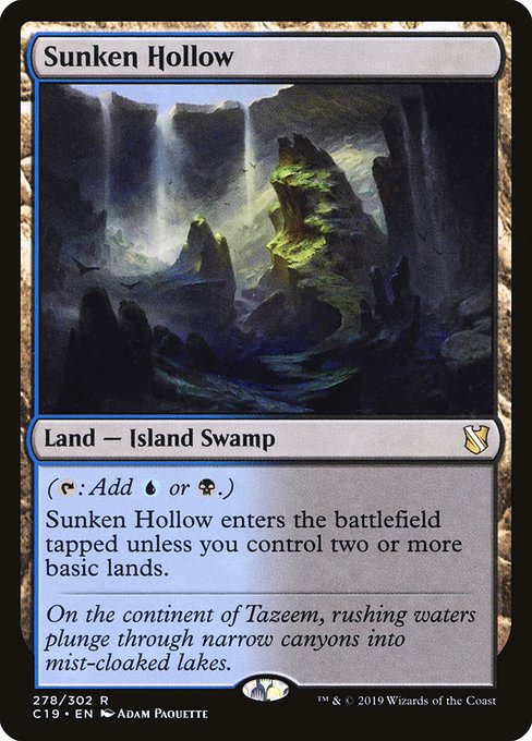 Sunken Hollow - Commander 2019