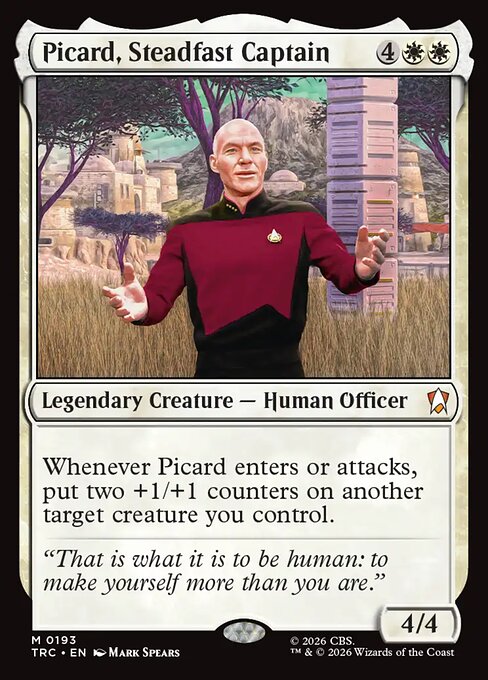 Picard, Steadfast Captain - Star Trek Commander