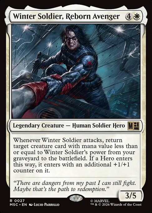 Winter Soldier, Reborn Avenger - Marvel Super Heroes Commander